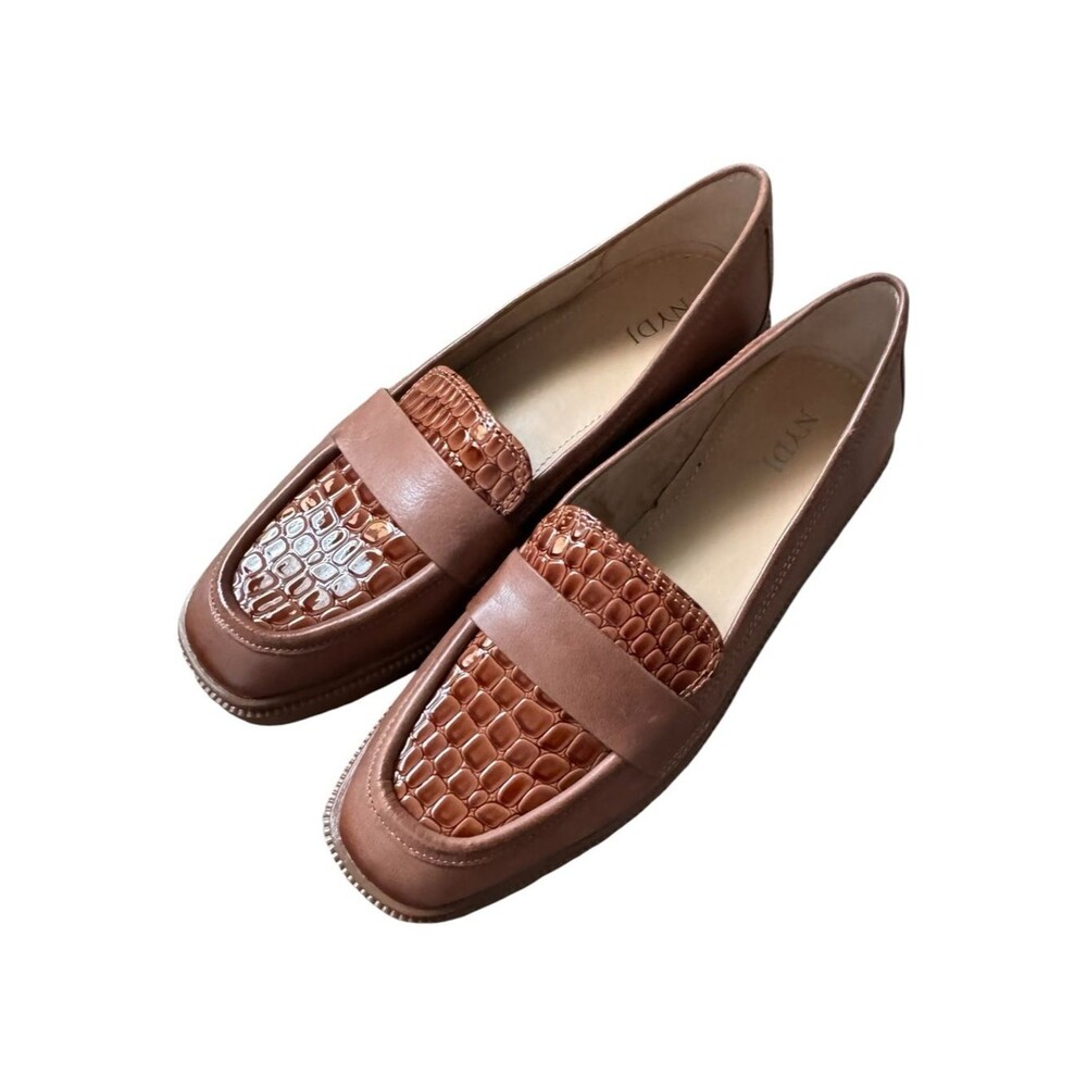 NYDJ Heidi loafers in a cognac